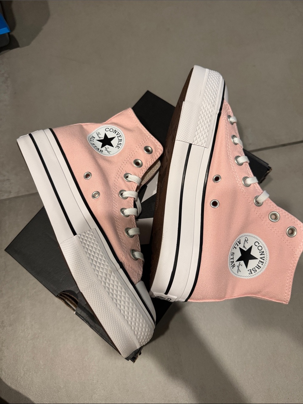 WOMENS CONVERSE LIFT HI PINk Size 7